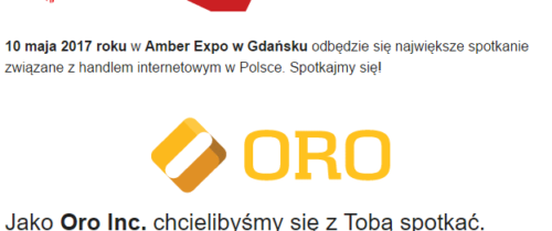 Oro Poland na Targach handlu elektronicznego