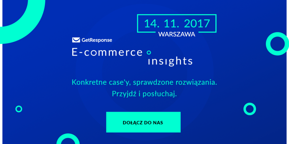 E-commerce Insights i ResponseCon – GetResponse ogłasza serię konferencji  w Polsce i USA